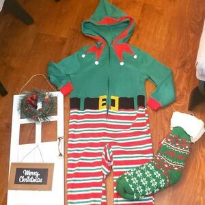 Elf Holiday Pajamas Christmas